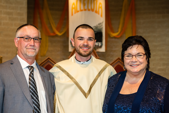 Father Kevin Wojciechowski and Parents