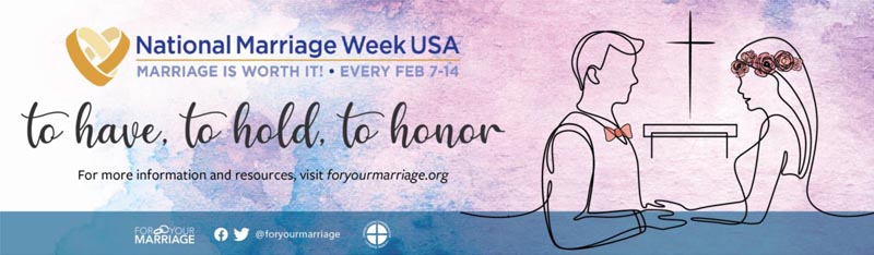 National Marriage Week Banner