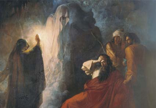 The Ghost and Aquinas painting