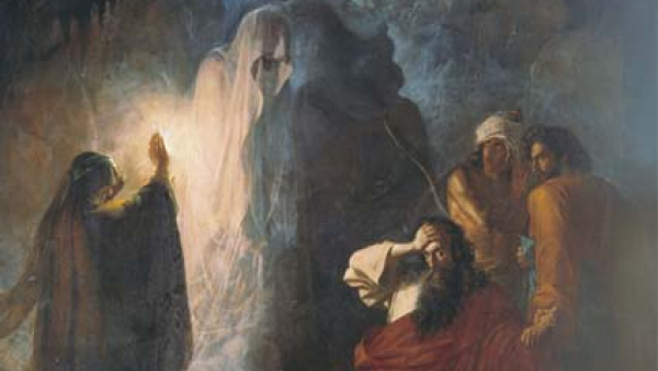 The Ghost and Aquinas painting