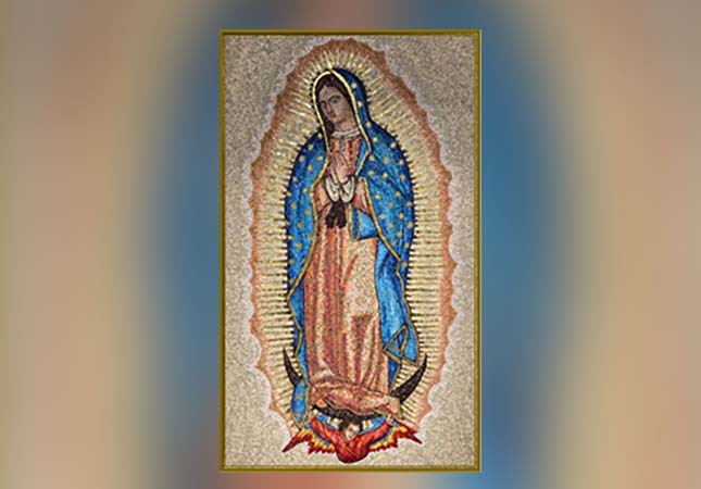 Our Lady of Guadalupe Mosaic - Cathedral of Mary of the Assumption - Saginaw MI 
