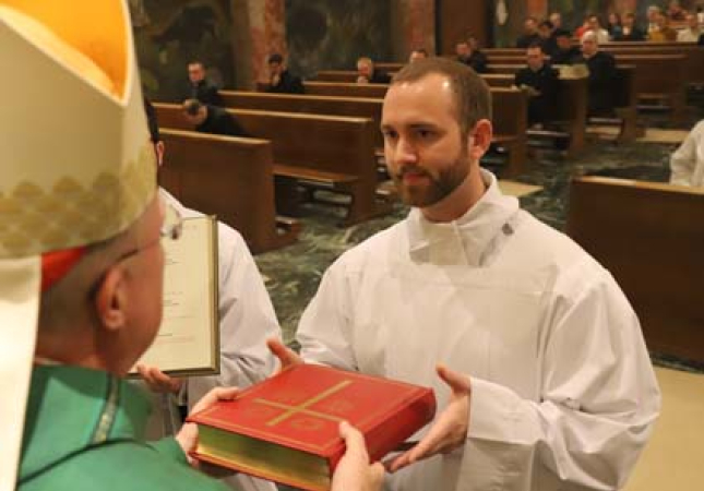 Charles Warner and His Eminence Arthur Cardinal Roche