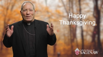 Bishop Gruss Happy Thanksgiving