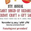 11th Annual St Brigid Holiday Craft Show November 23