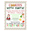 Diocese of Saginaw -Cookies with Santa