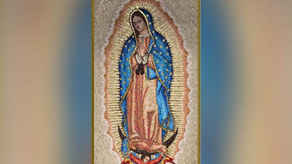 Our Lady of Guadalupe Mosaic - Cathedral of Mary of the Assumption - Saginaw MI 