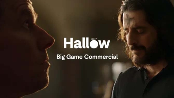 Hallow Super Bowl Ad Image