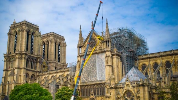 Notre Dame de Paris after the fire