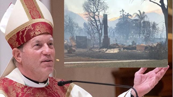 Diocese of Saginaw - Bishop Gruss - CA Fires news image