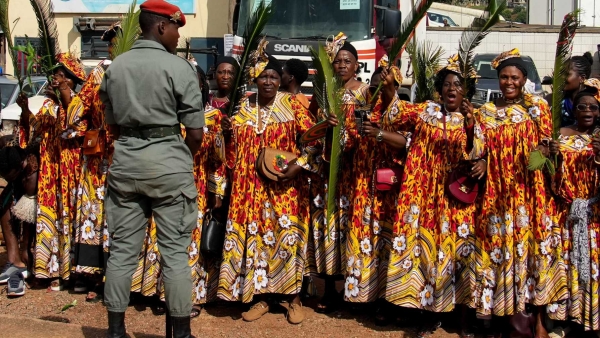 A view of Yaoundé, Cameroon, 