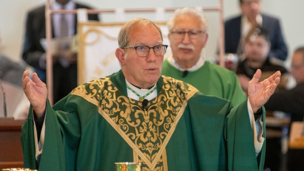 Bishop Gruss and Deacon Larry