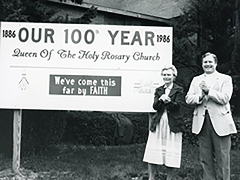 Fr. John Sarge Holy Rosary Church 100 year Anniversary 1986